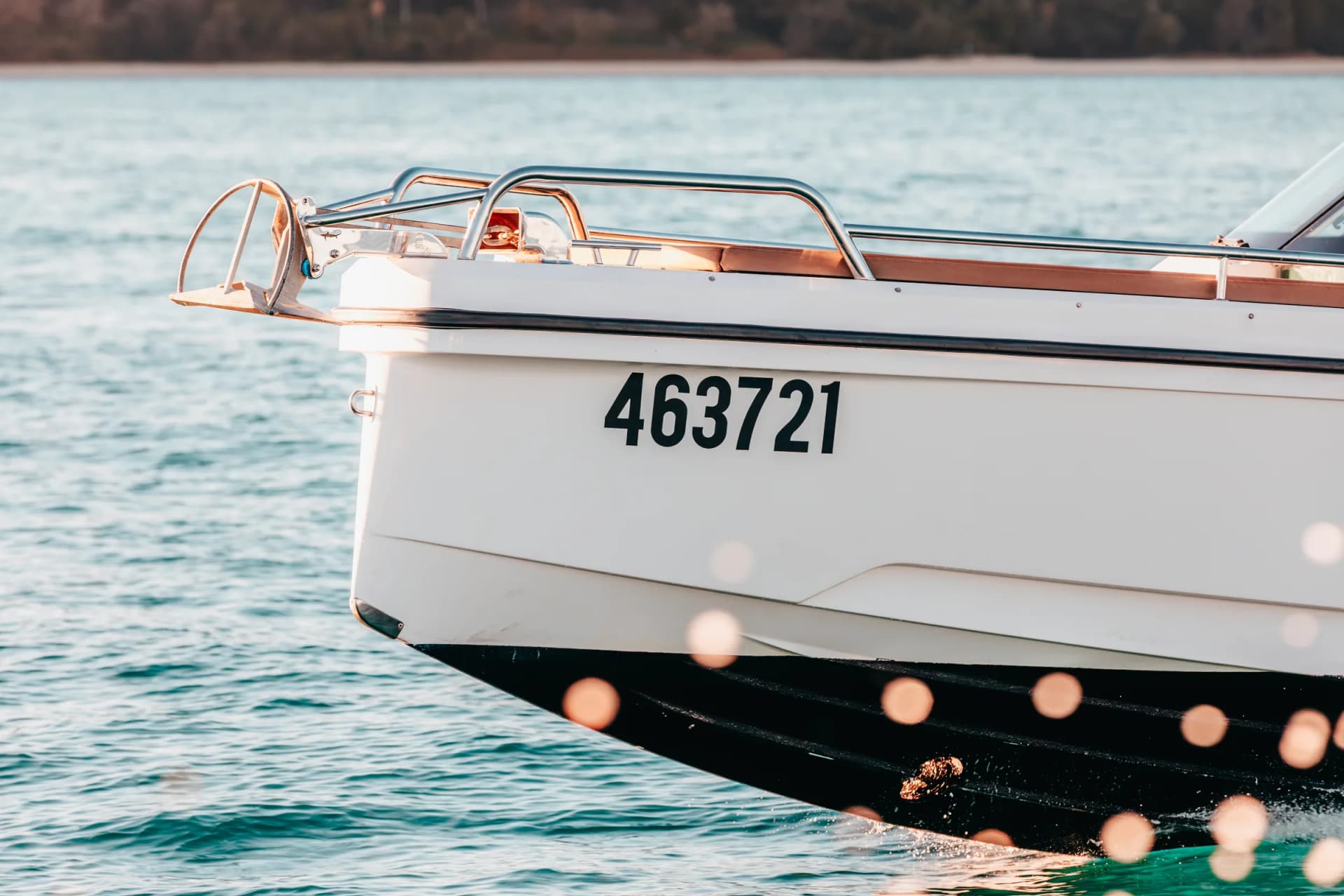Hull of Axopar 24 HT, registration 463721, Moreton Bay