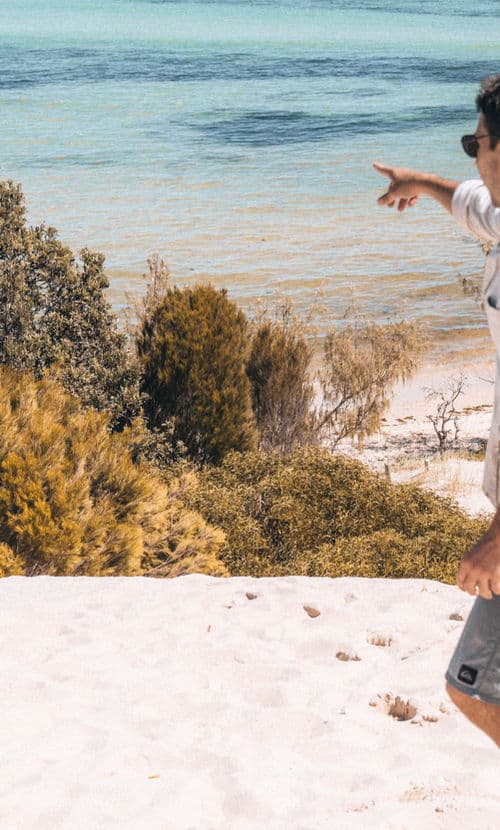 Crystal clear Moreton Bay waters