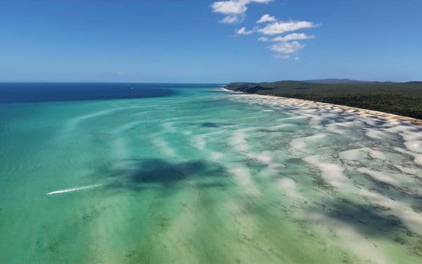 Wide bay landscape view