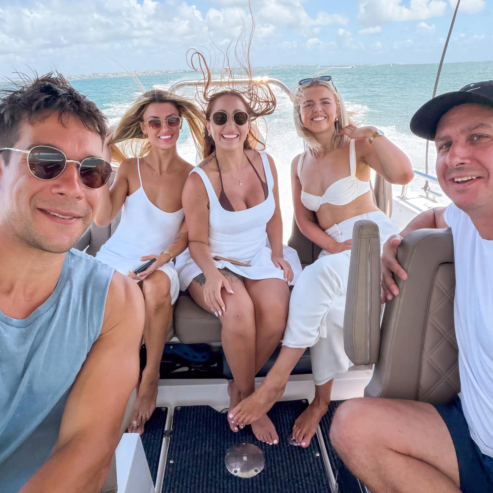 On board the Sea La Vie Axopar 24 during a private charter